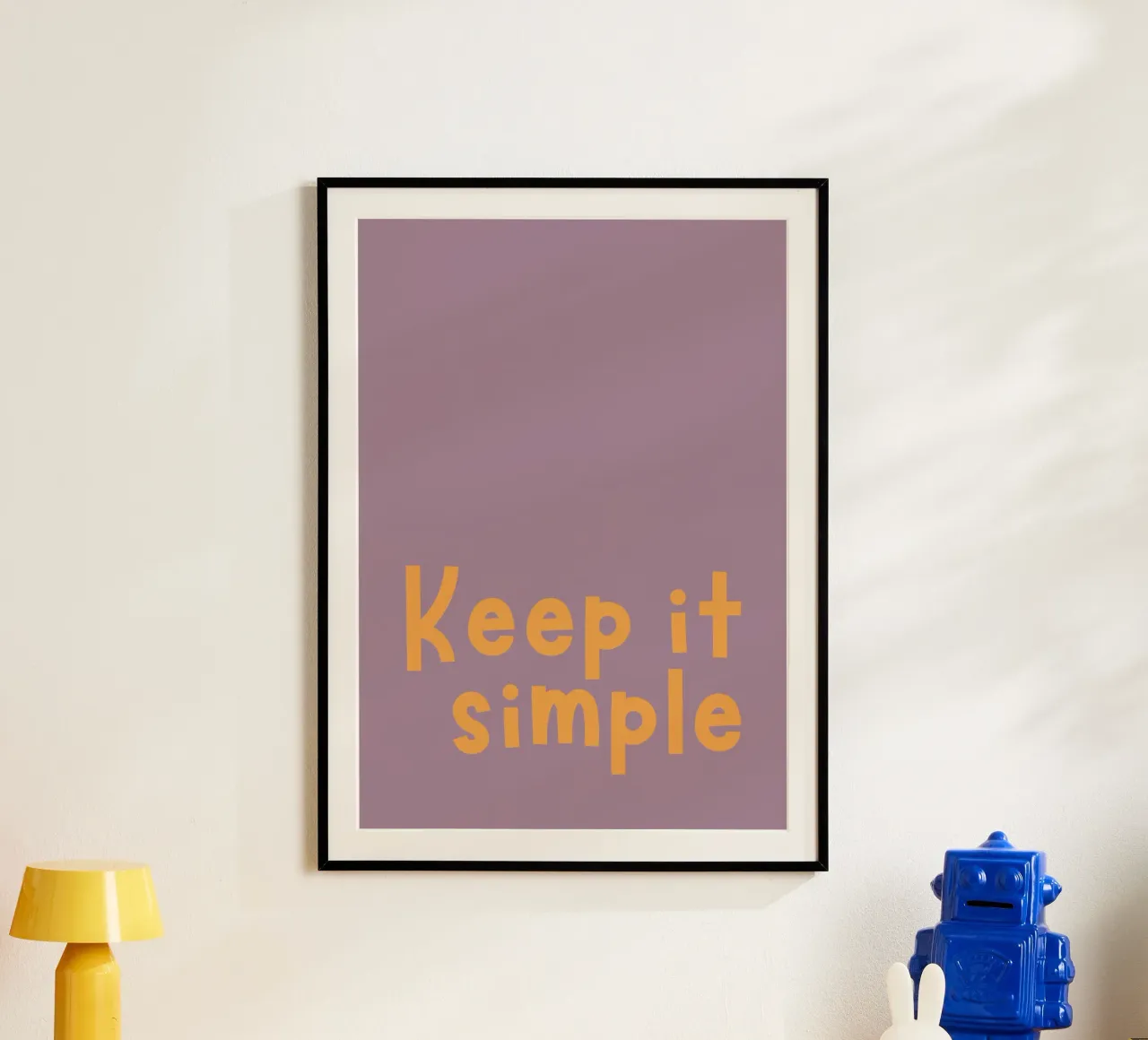 Keep it simple poster van DigiWunderwerk