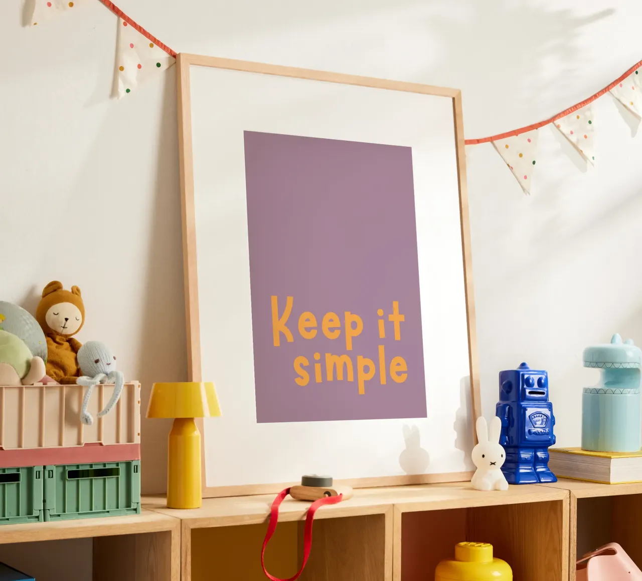 Keep it simple poster van DigiWunderwerk