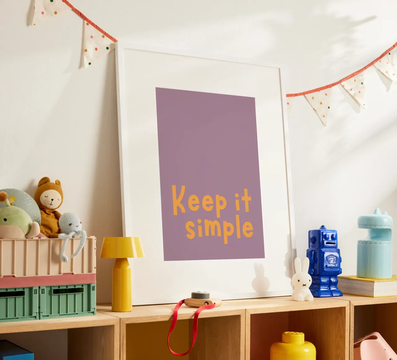 Keep it simple poster van DigiWunderwerk