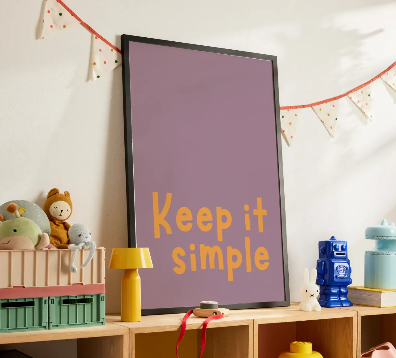 Keep it simple poster van DigiWunderwerk