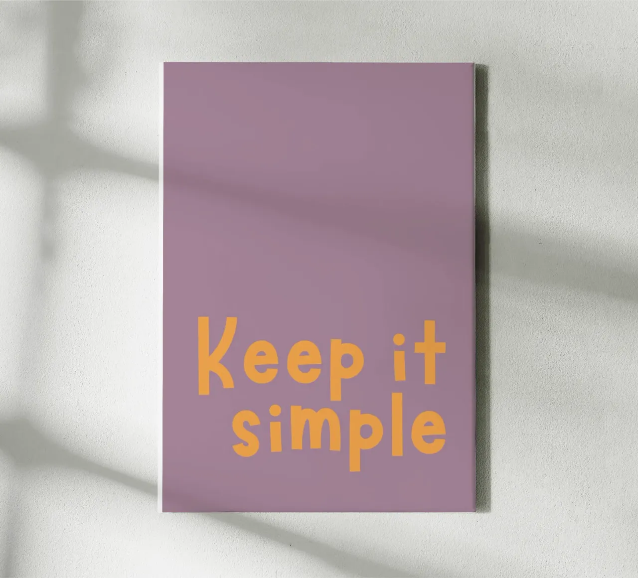 Keep it simple tela da DigiWunderwerk