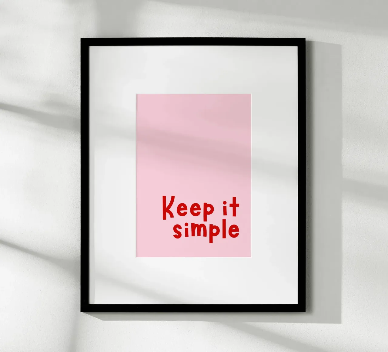 Keep it simple poster da DigiWunderwerk