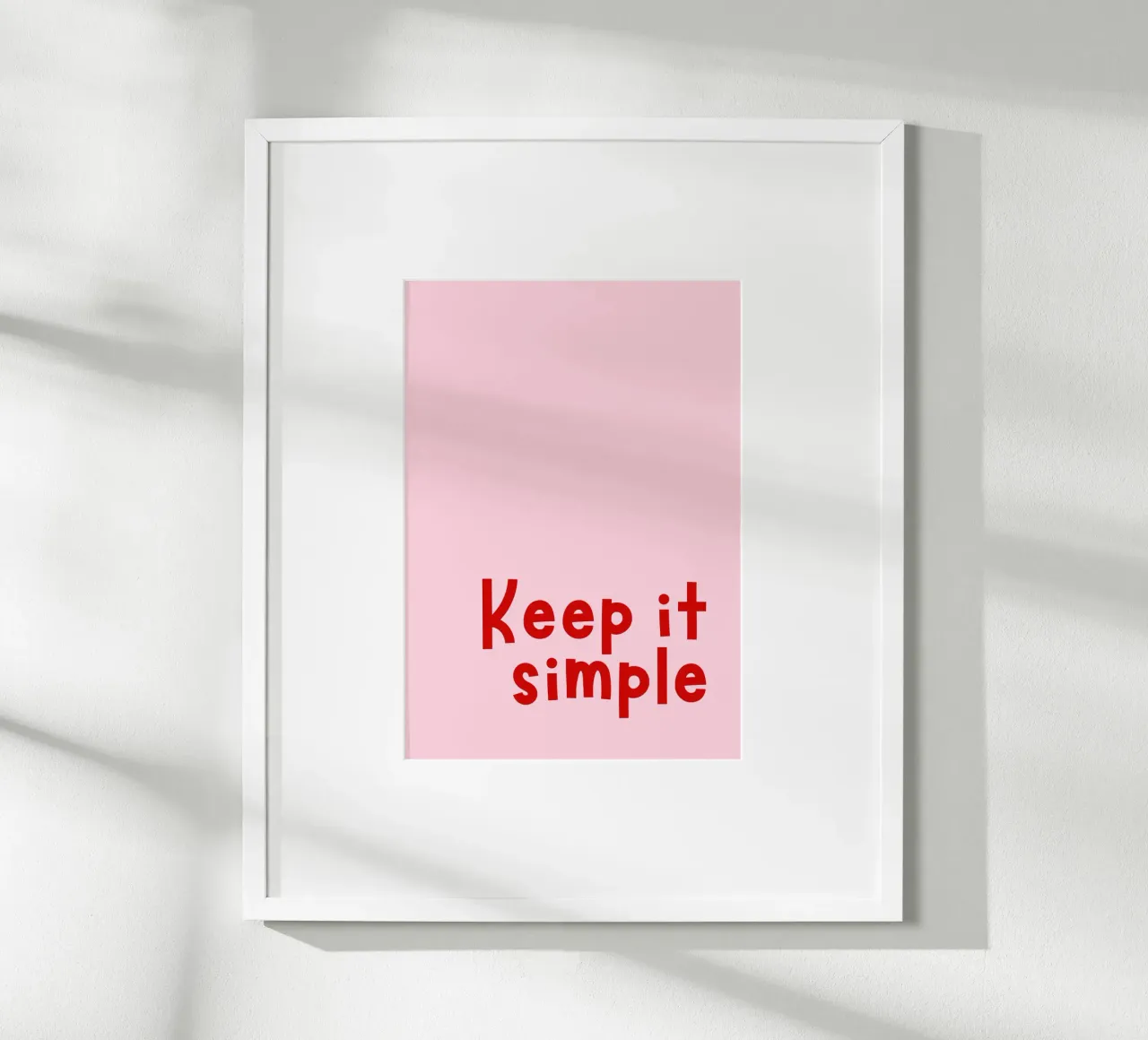 Keep it simple poster da DigiWunderwerk