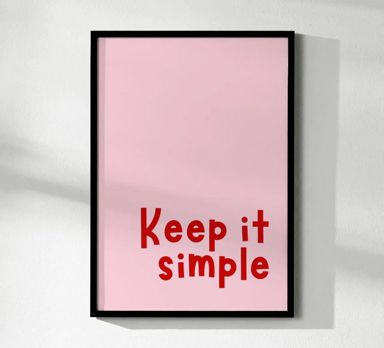 Keep it simple poster da DigiWunderwerk