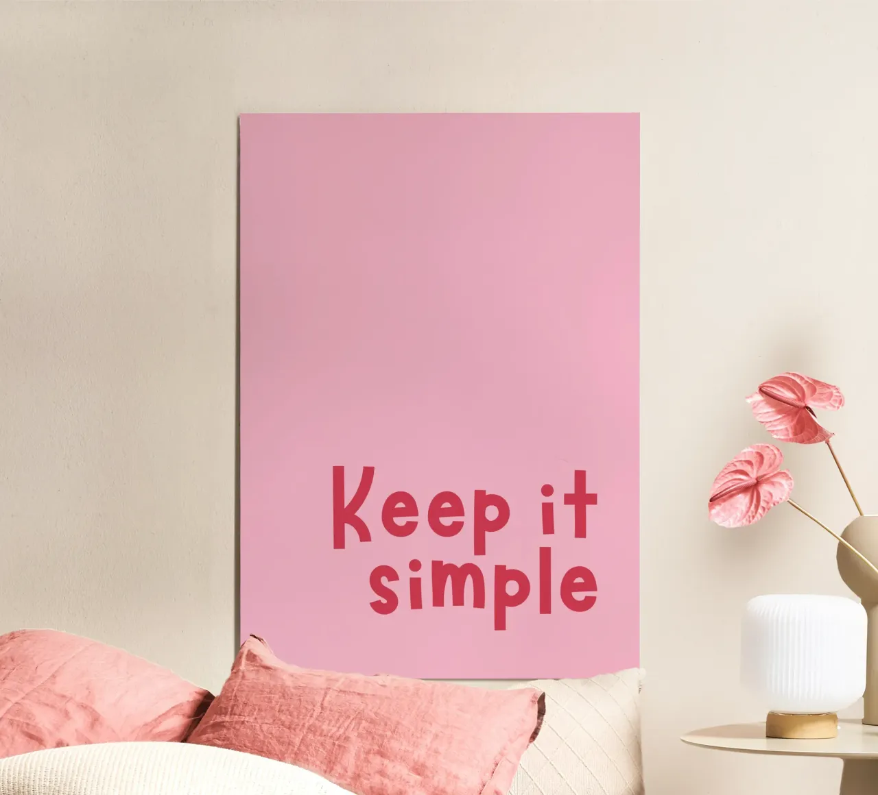 Keep it simple alluminio dibond da DigiWunderwerk