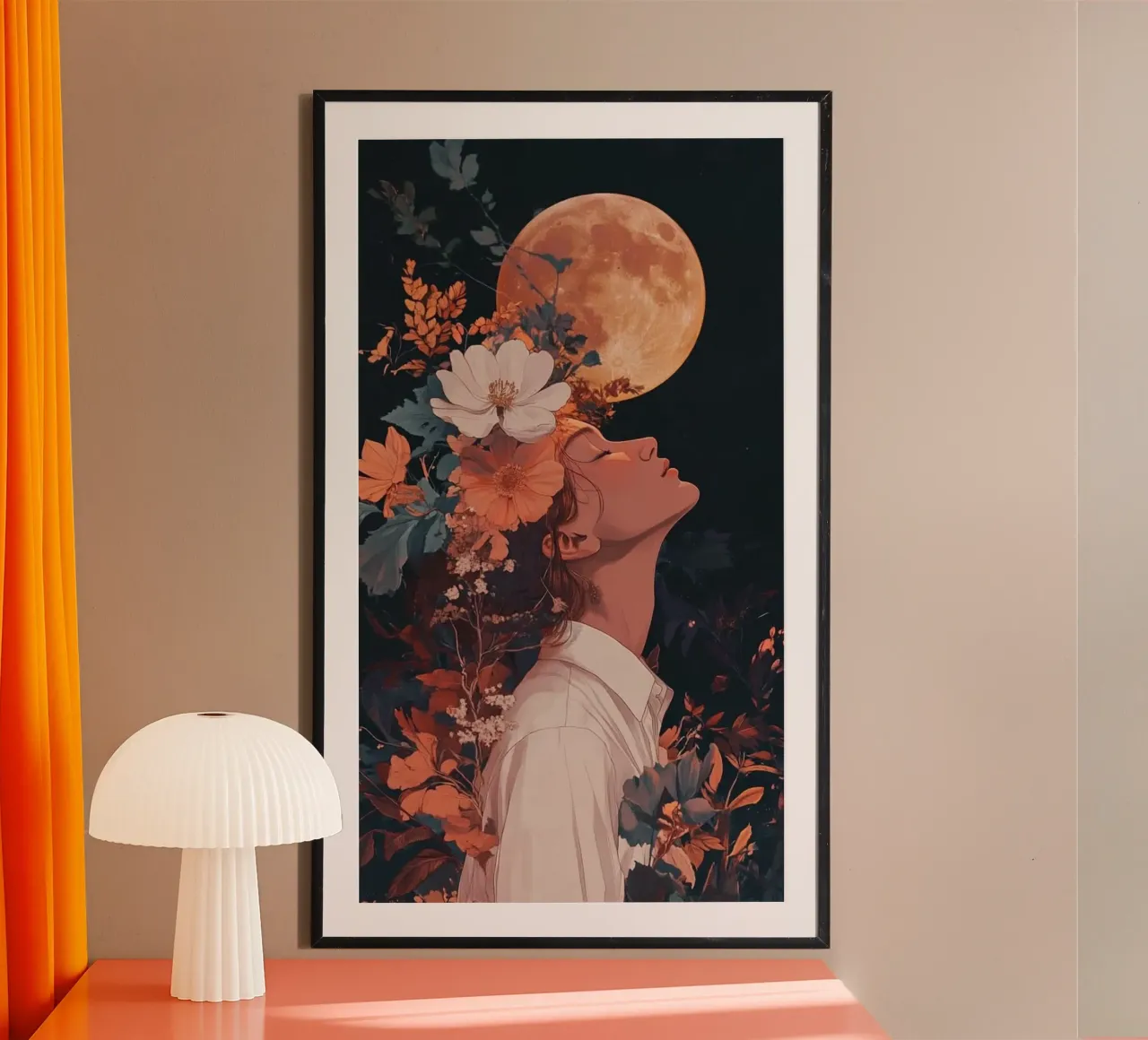 girl to the moon poster da sunity
