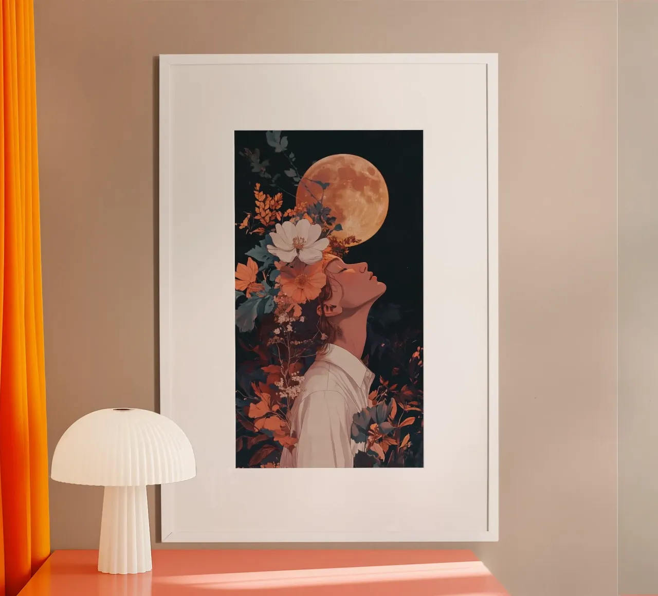 girl to the moon poster da sunity