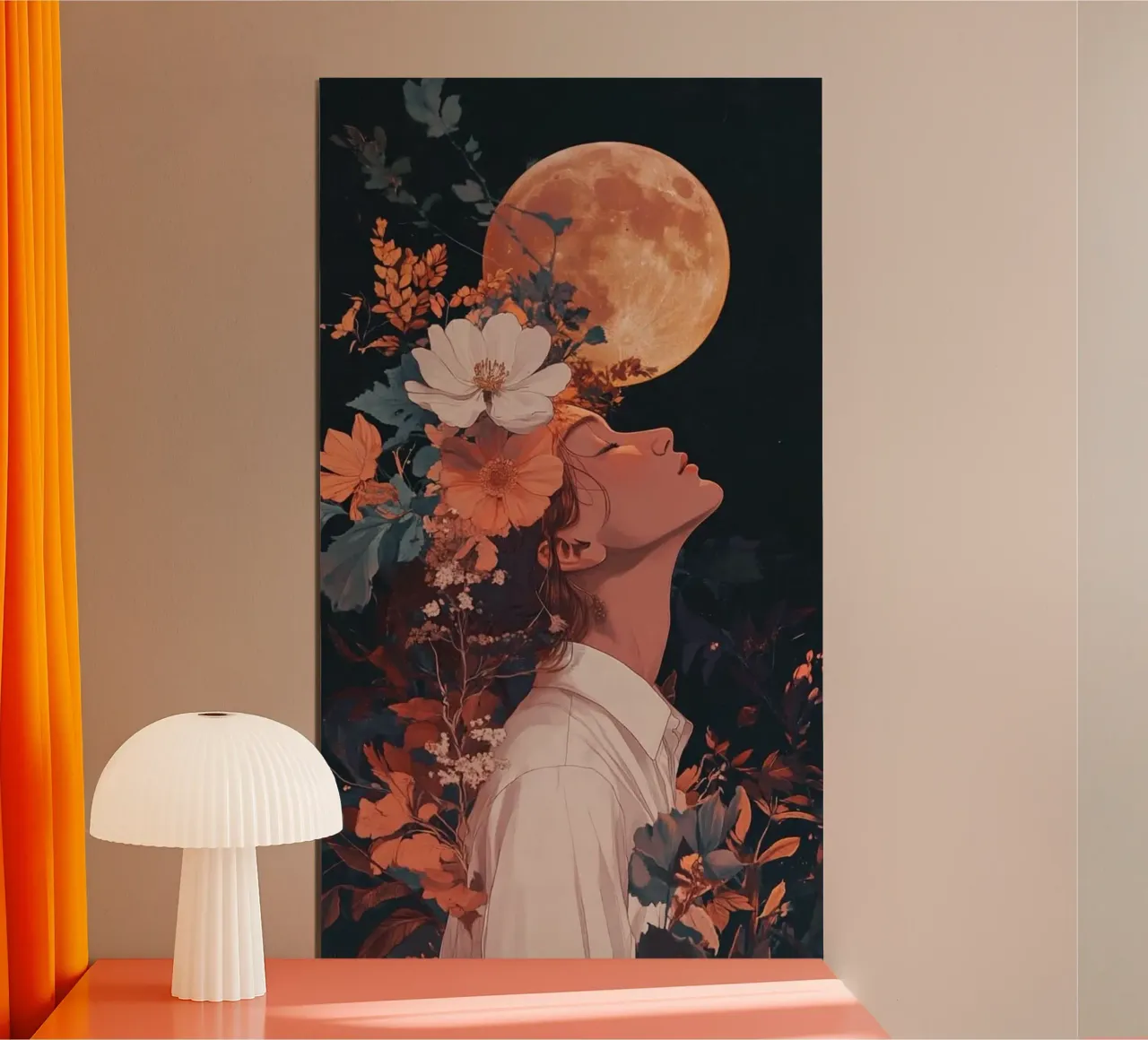 girl to the moon poster da sunity