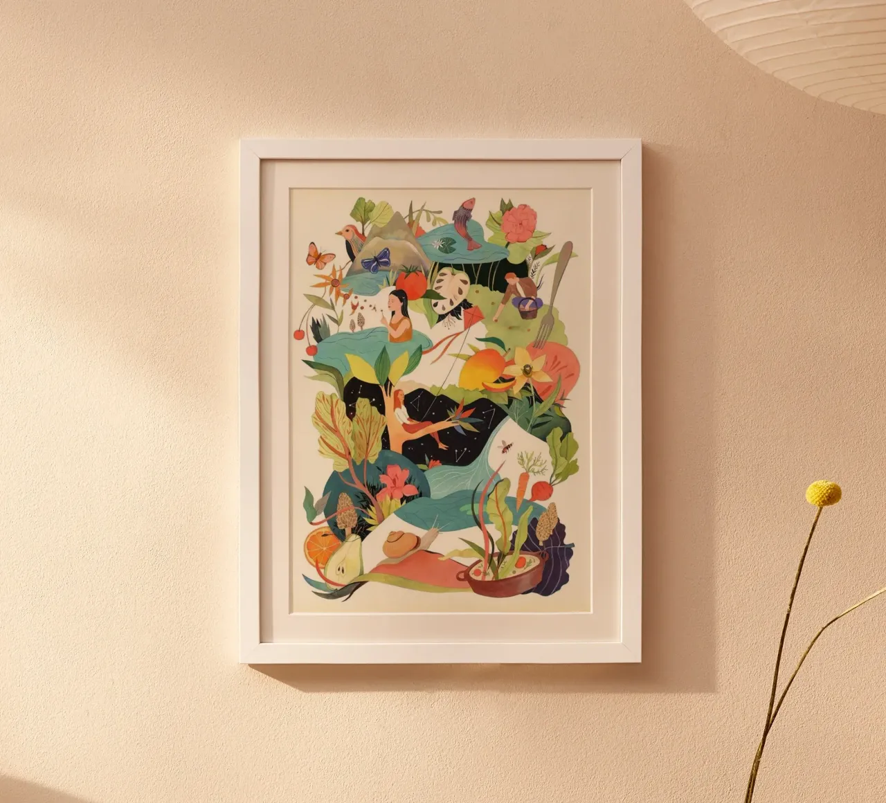 nature and human poster da firmana