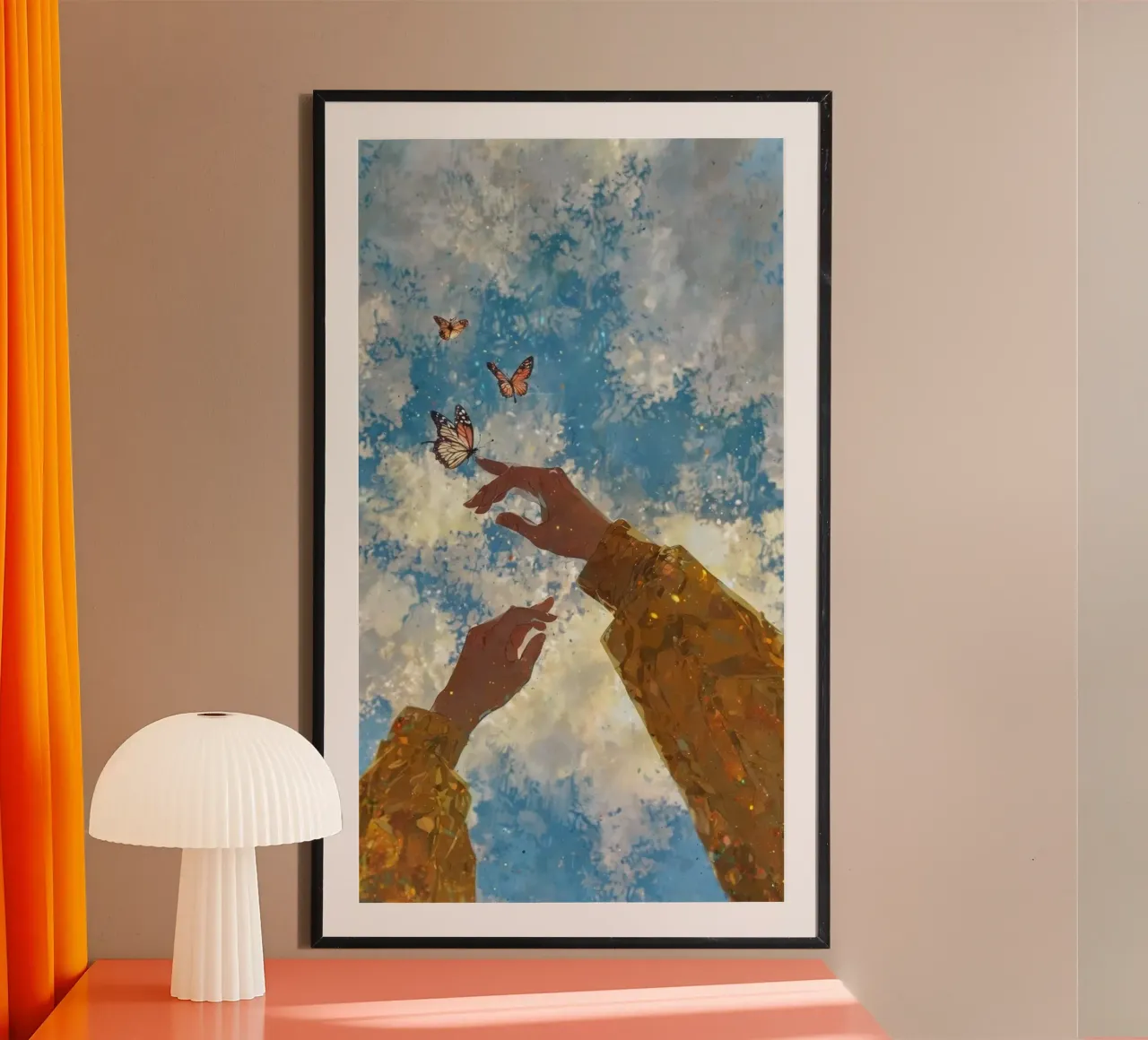 holding flower poster da sunity