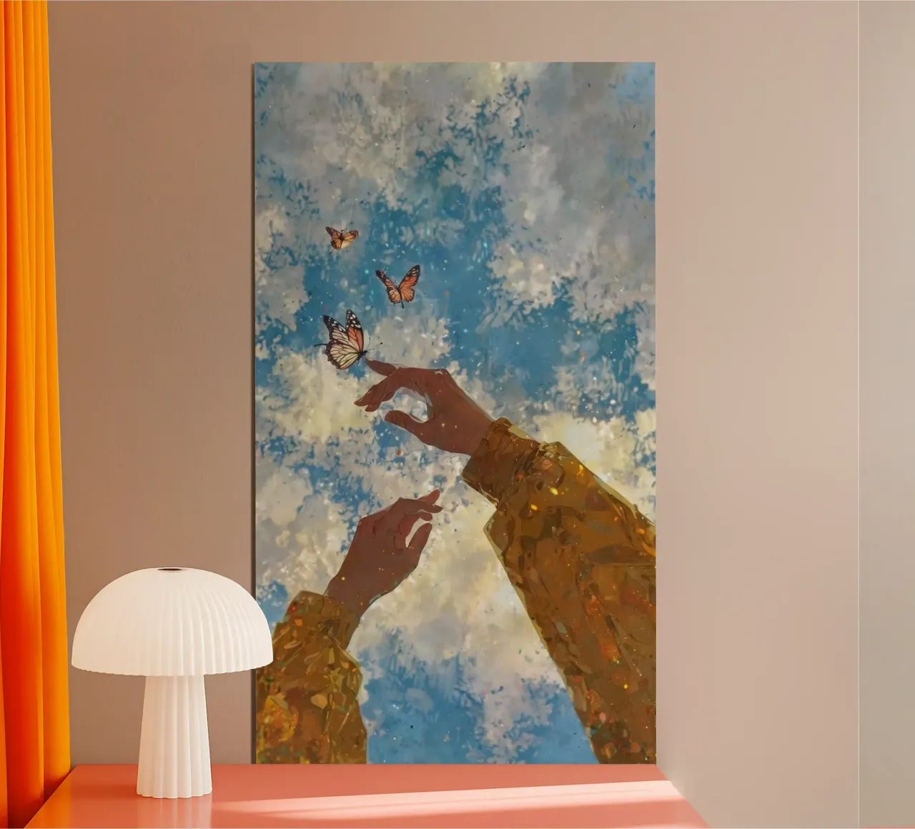holding flower poster da sunity