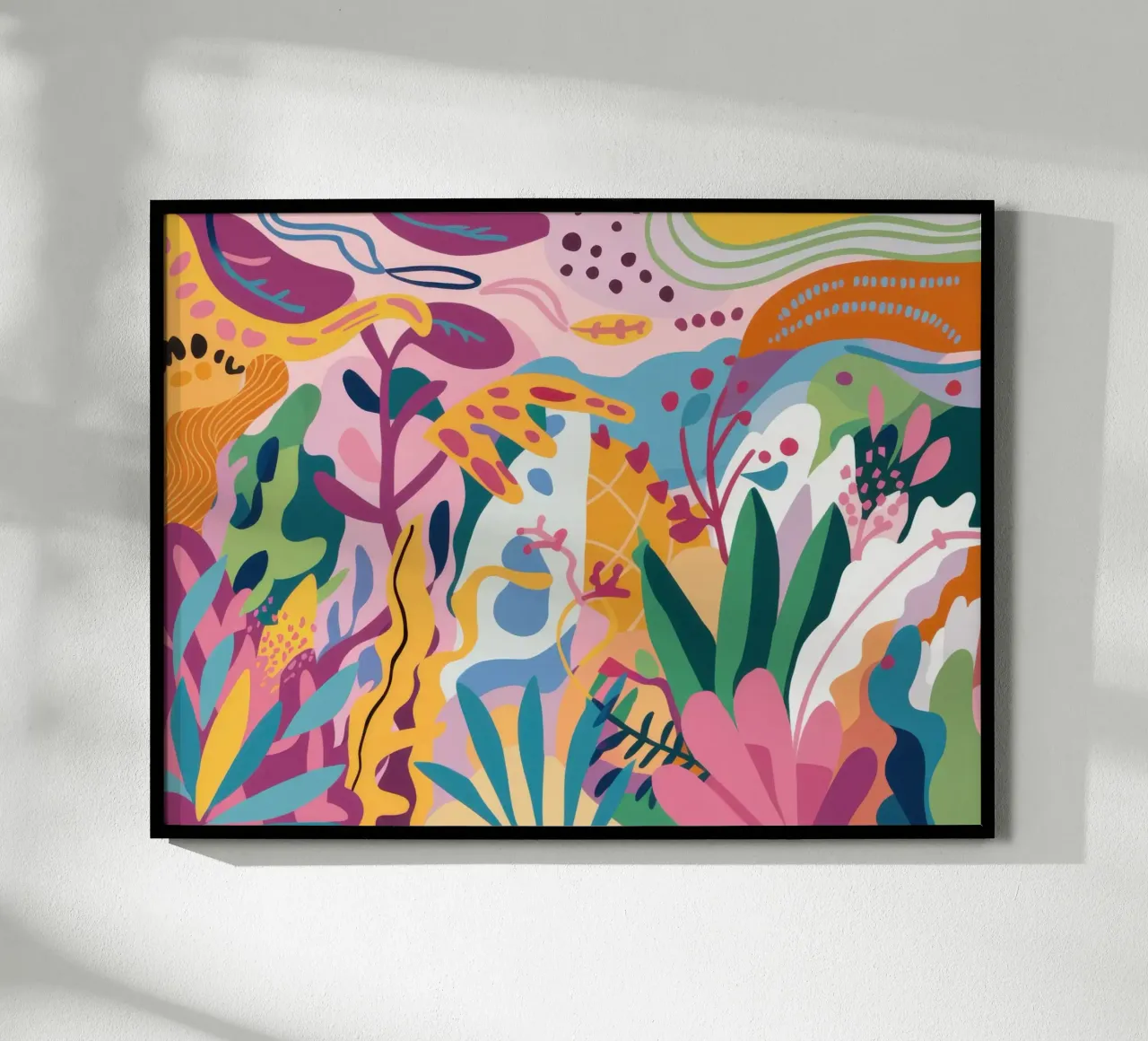 Natura umana psichedelica poster da Wish Studio