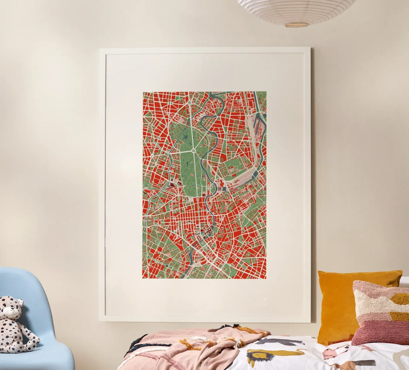 BERLIN classic poster van Planos Urbanos