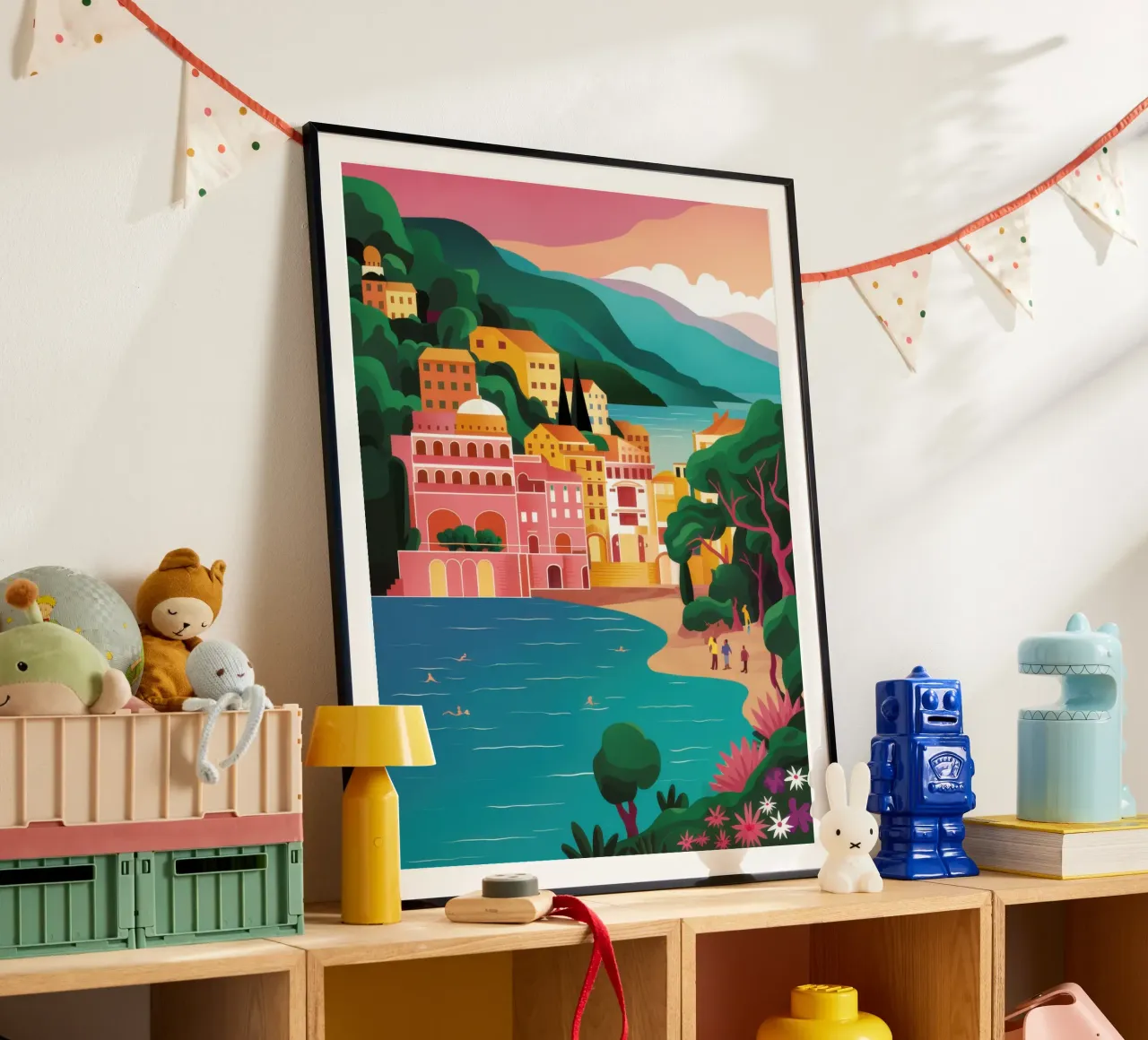 Baia della Tranquillità poster da Wish Studio