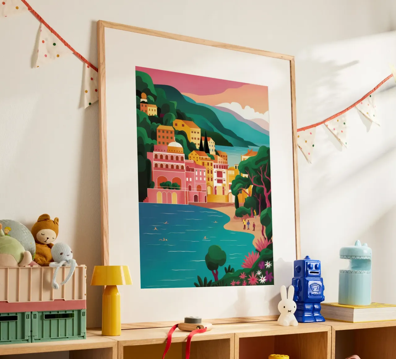 Baia della Tranquillità poster da Wish Studio