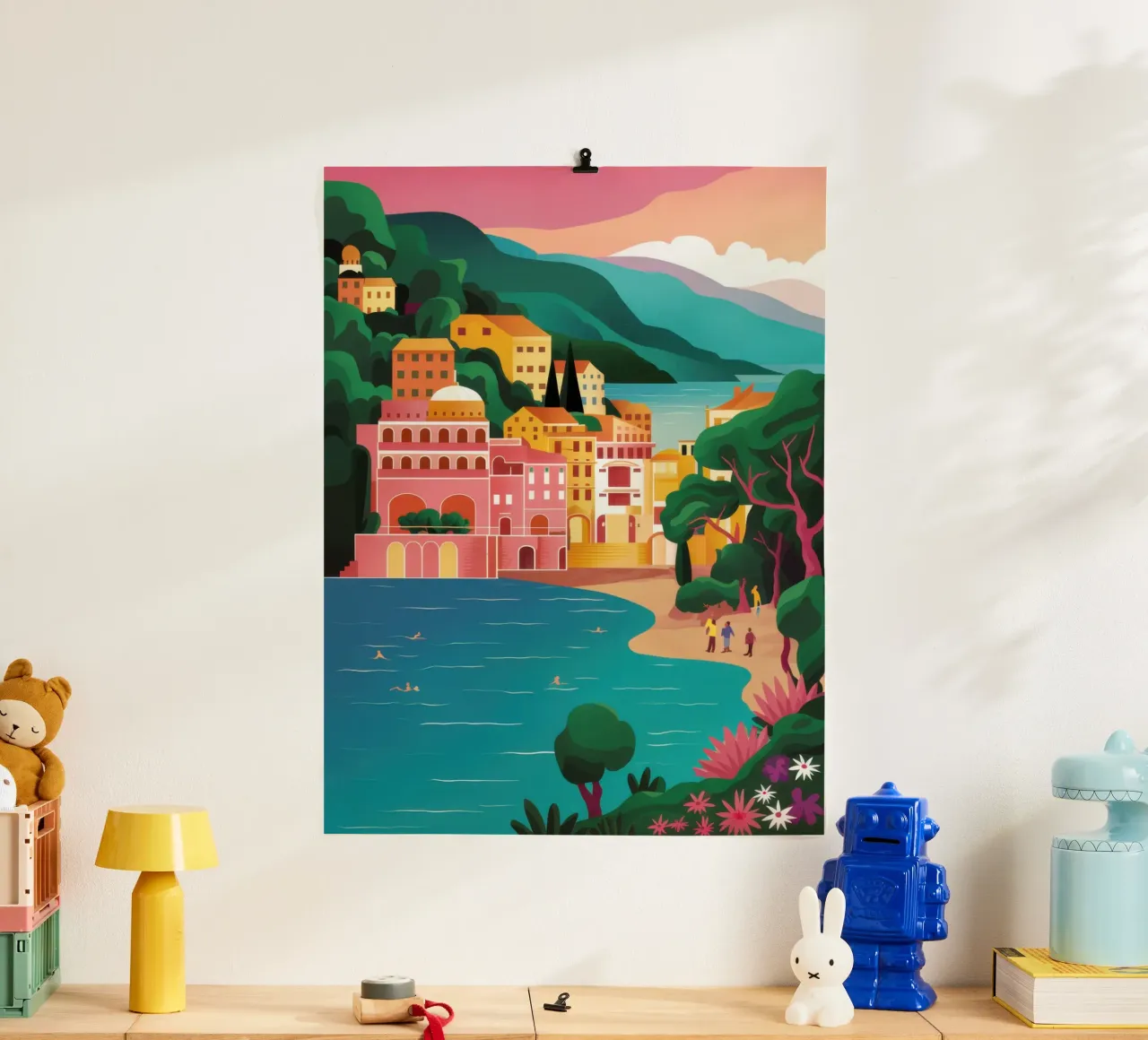 Baia della Tranquillità poster da Wish Studio