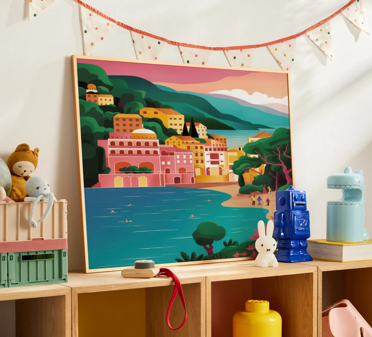 Baia della Tranquillità poster da Wish Studio