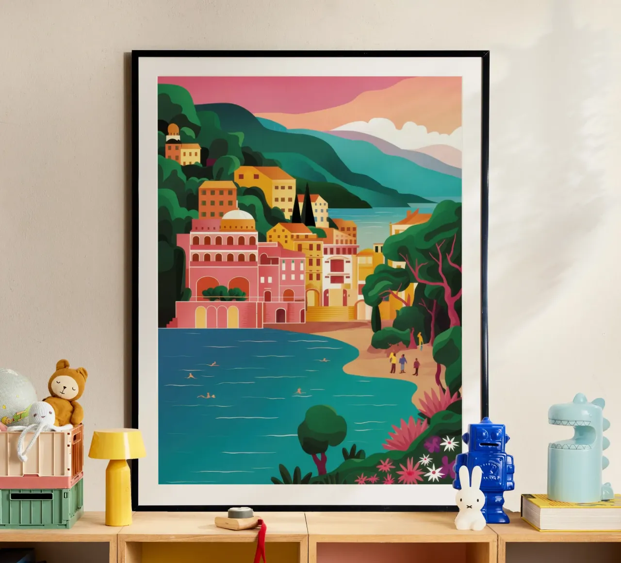 Baia della Tranquillità poster da Wish Studio