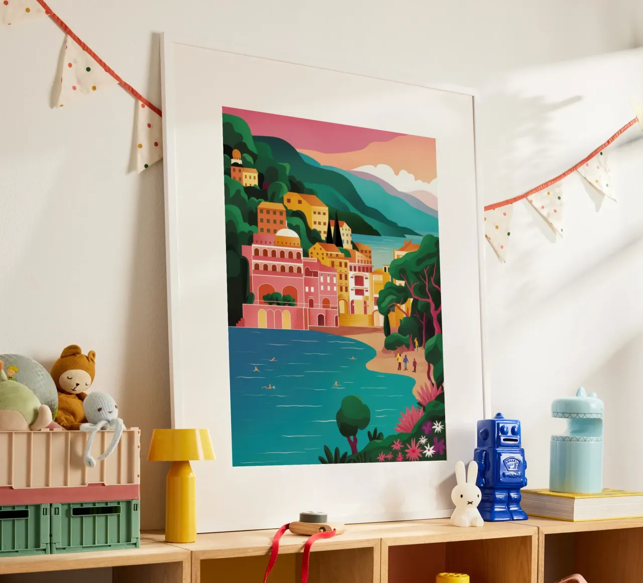Baia della Tranquillità poster da Wish Studio
