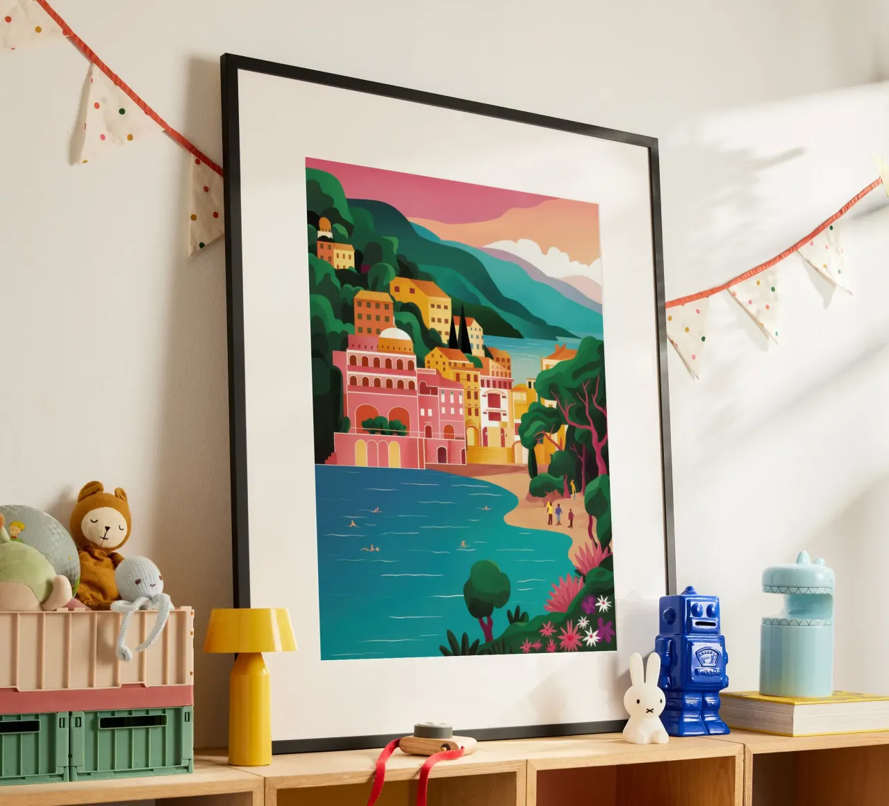 Baia della Tranquillità poster da Wish Studio