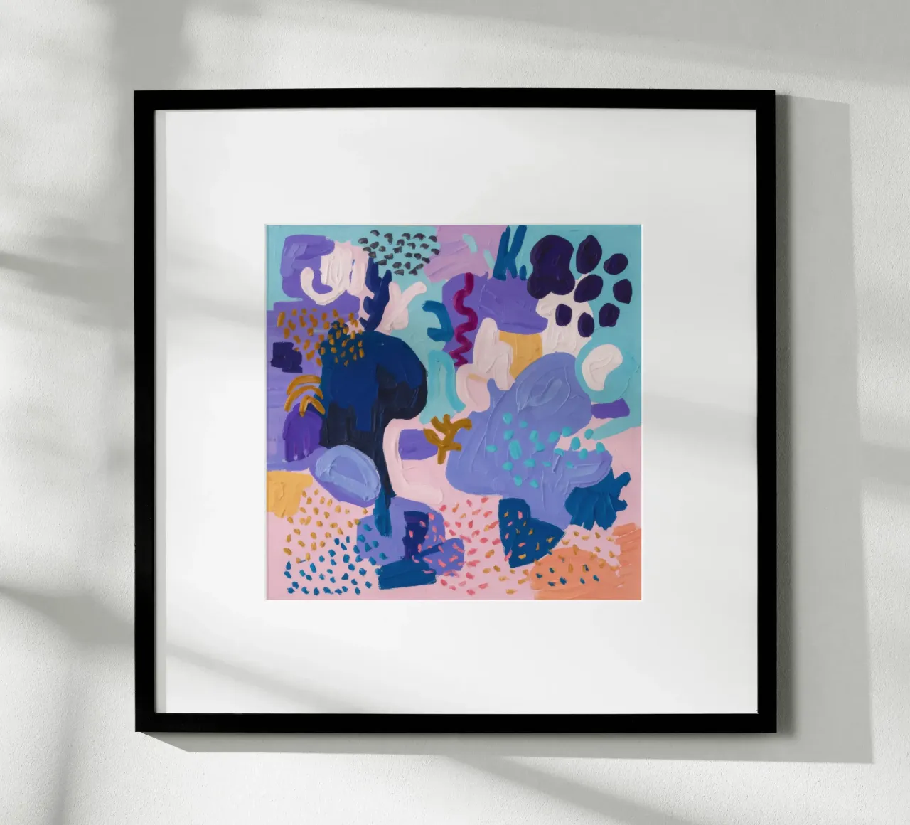Petalo cosmico astratto poster da Wish Studio