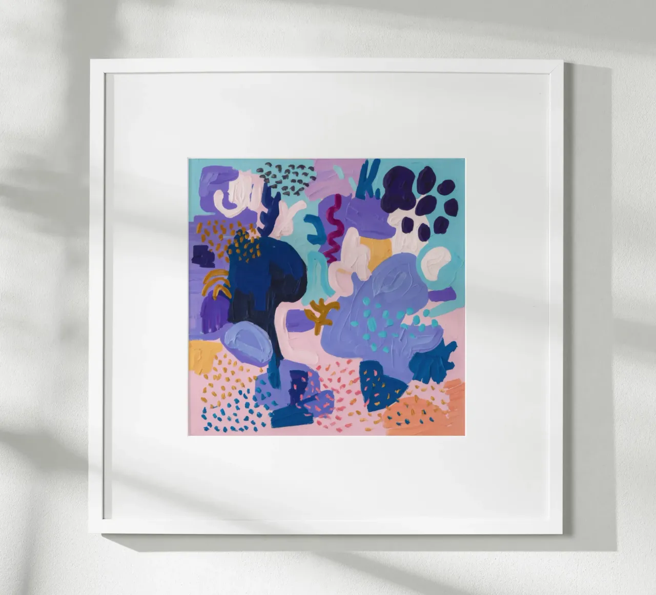 Petalo cosmico astratto poster da Wish Studio