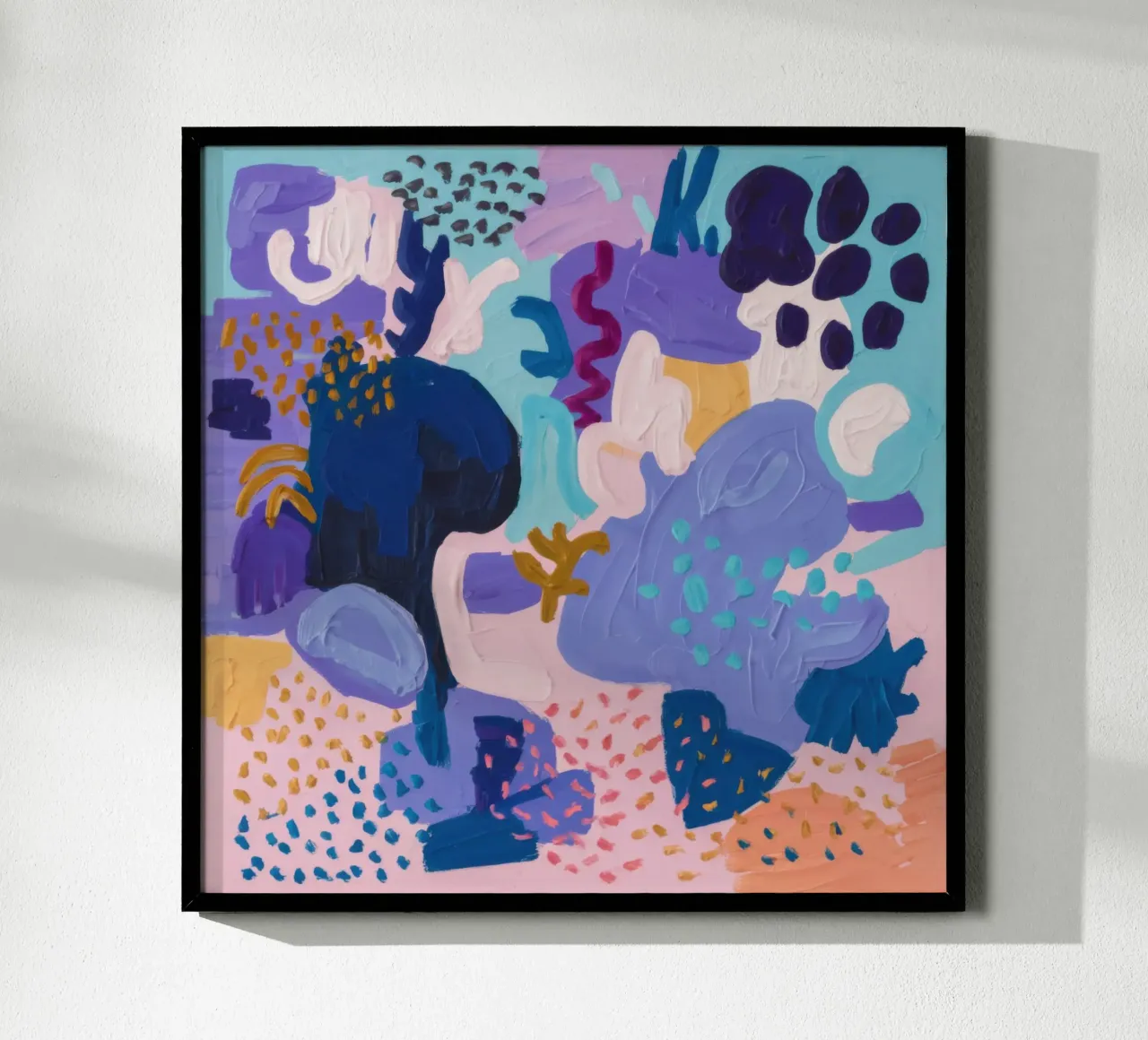 Petalo cosmico astratto poster da Wish Studio