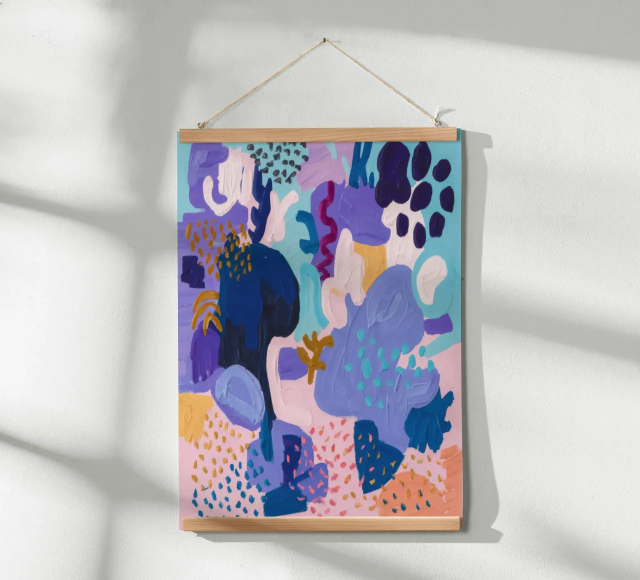 Petalo cosmico astratto poster da Wish Studio