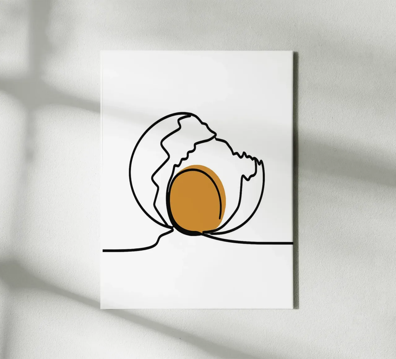 Eierkunst in één regel canvas met Baklijst van Taiga Hasegawa