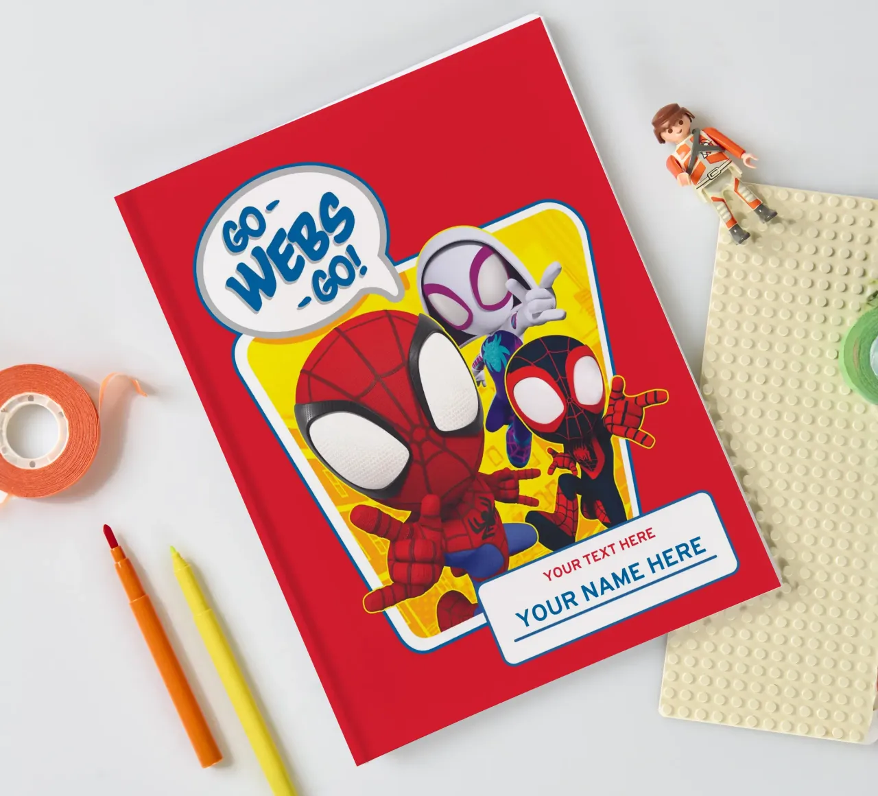 Spidey - Go WEBS notitieboek van SPIDEY and his AMAZING FRIENDS