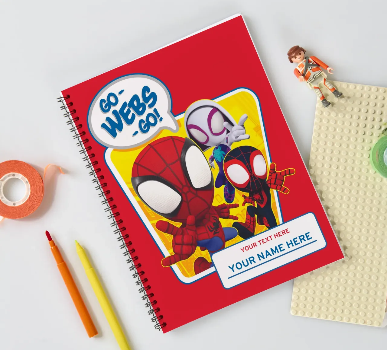Spidey - Go WEBS carnet à spirale de SPIDEY and his AMAZING FRIENDS