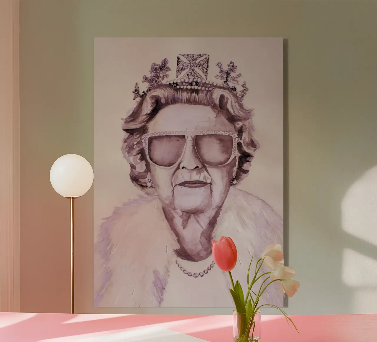 SUA MAESTÀ plexiglass da Adele.Grace