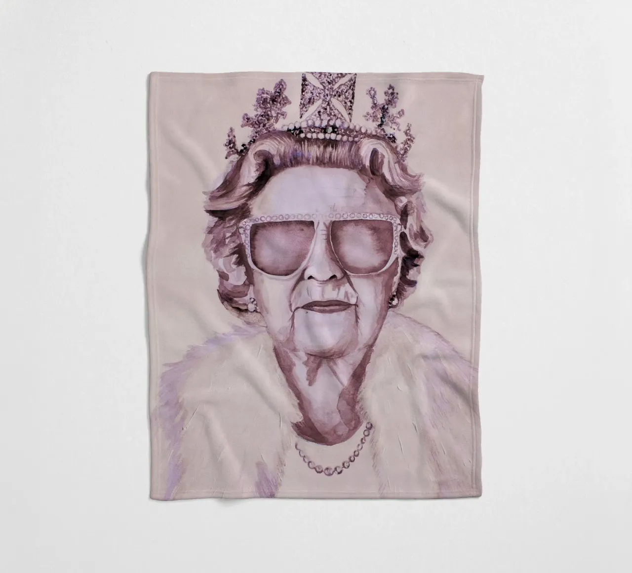 IHRE MAJESTÄT Fleecedecke von Adele.Grace