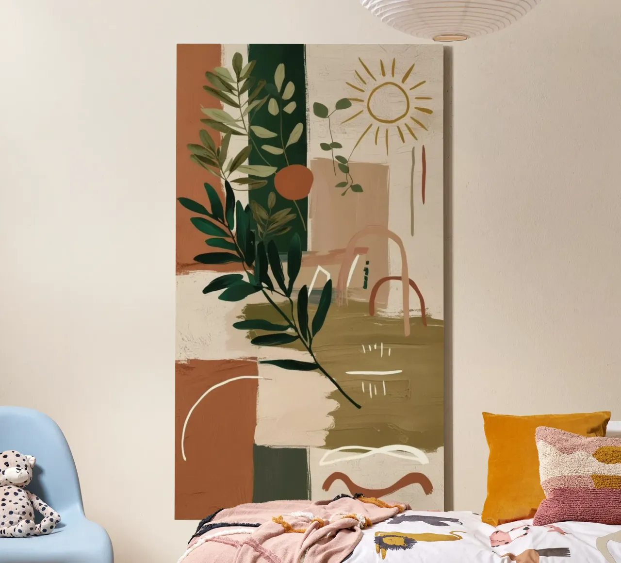 art line the morning tela con Cornice a cassetta da panada