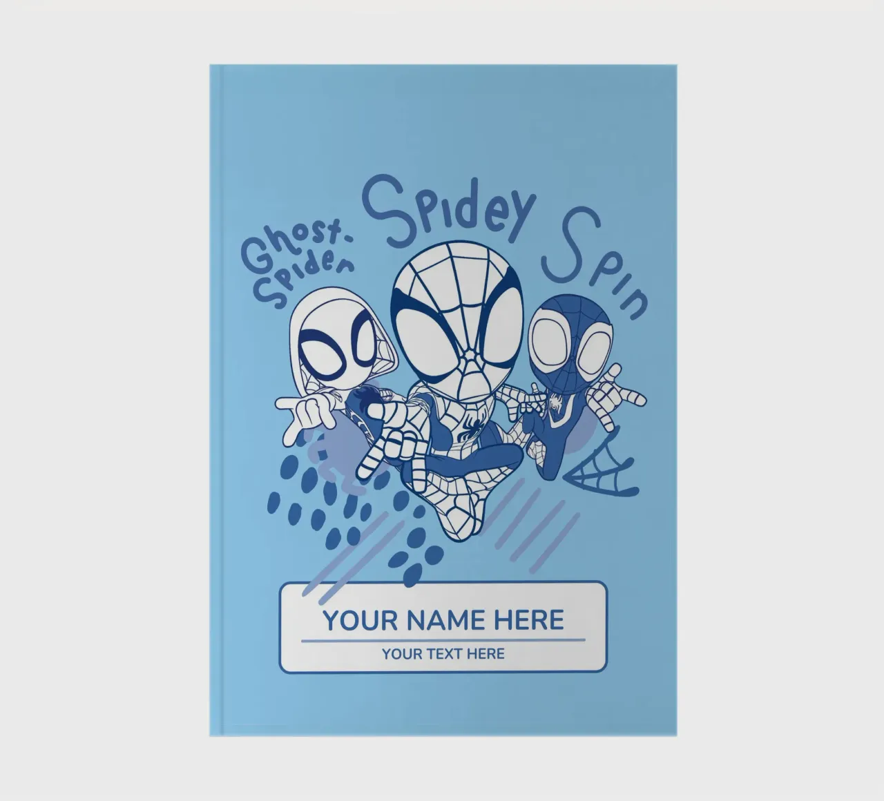 Spidey mit Ghostspider & Spin notitieboek van SPIDEY and his AMAZING FRIENDS