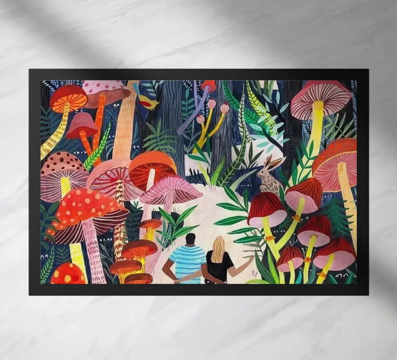 couple in colorful forest zerbino da melts
