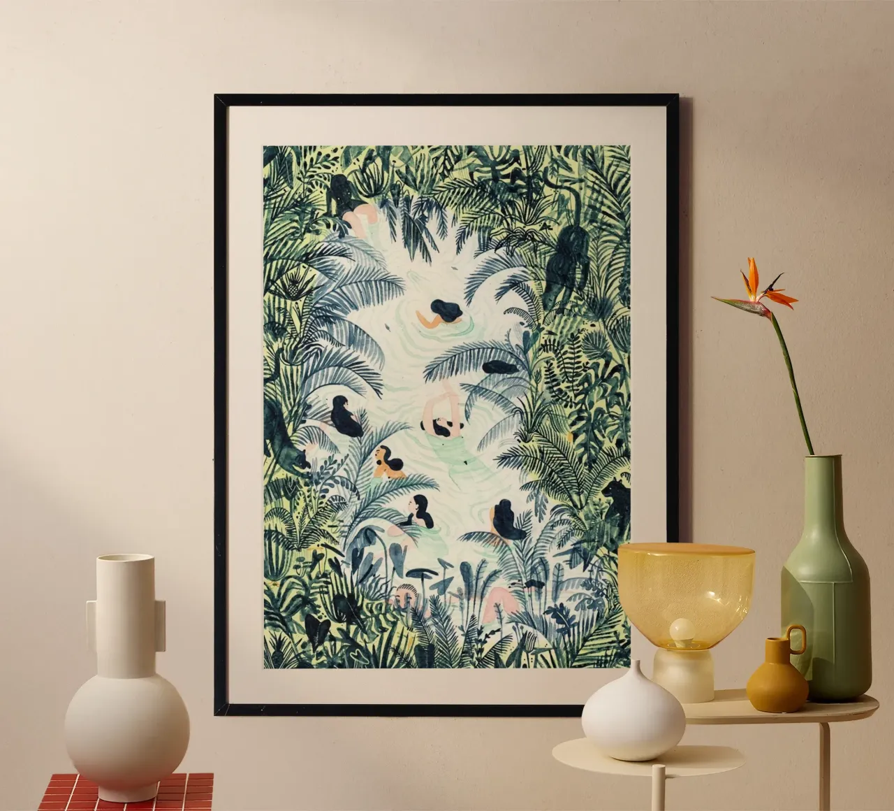 swim in forest poster da melts