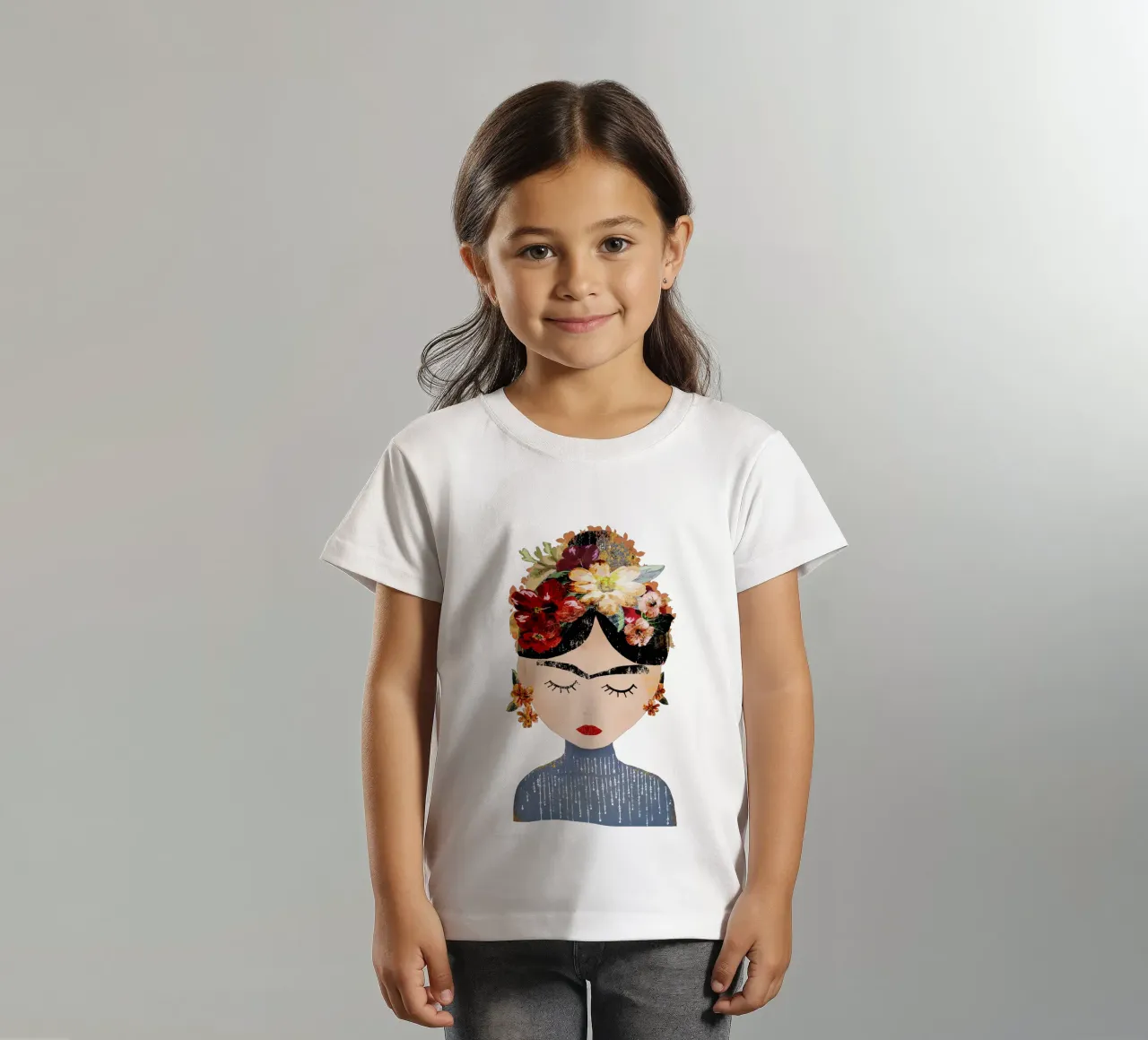 Frida (without background) t-shirt bambini da treechild