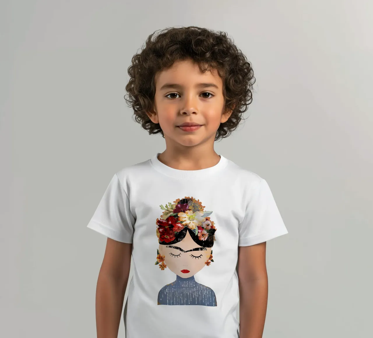 Frida (without background) kinder t-shirt van treechild