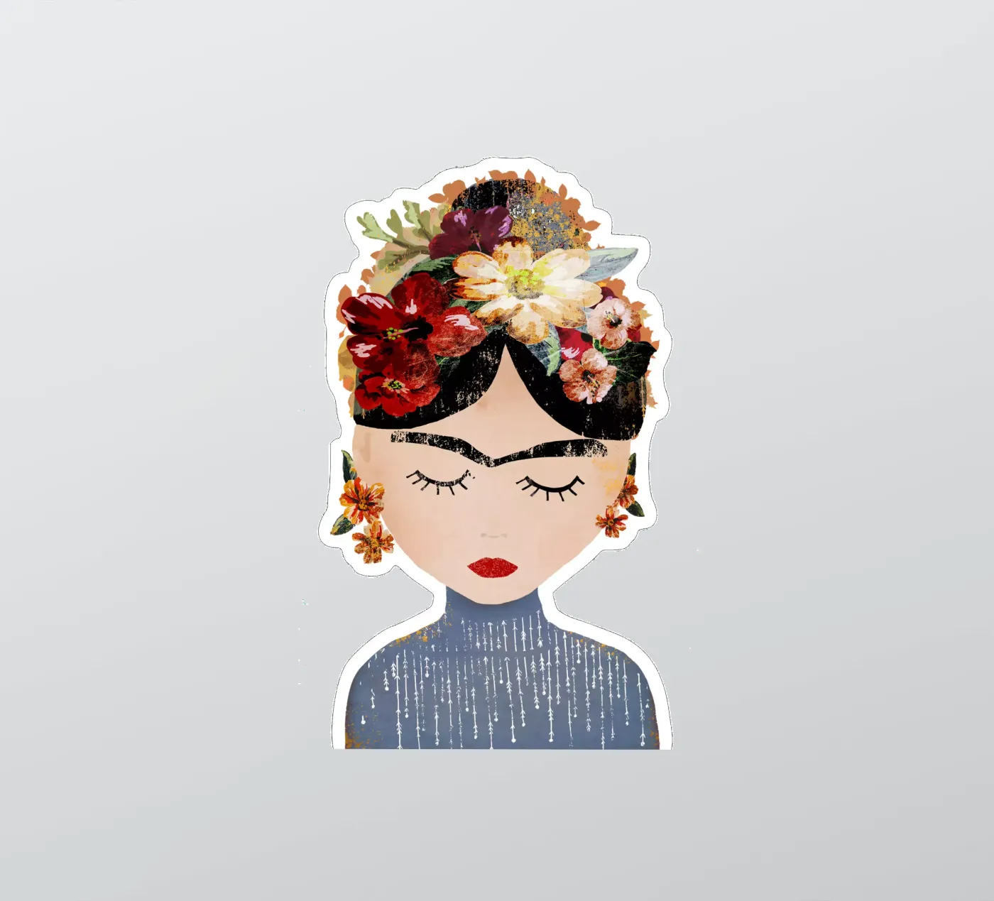 Frida (without background) sticker van treechild