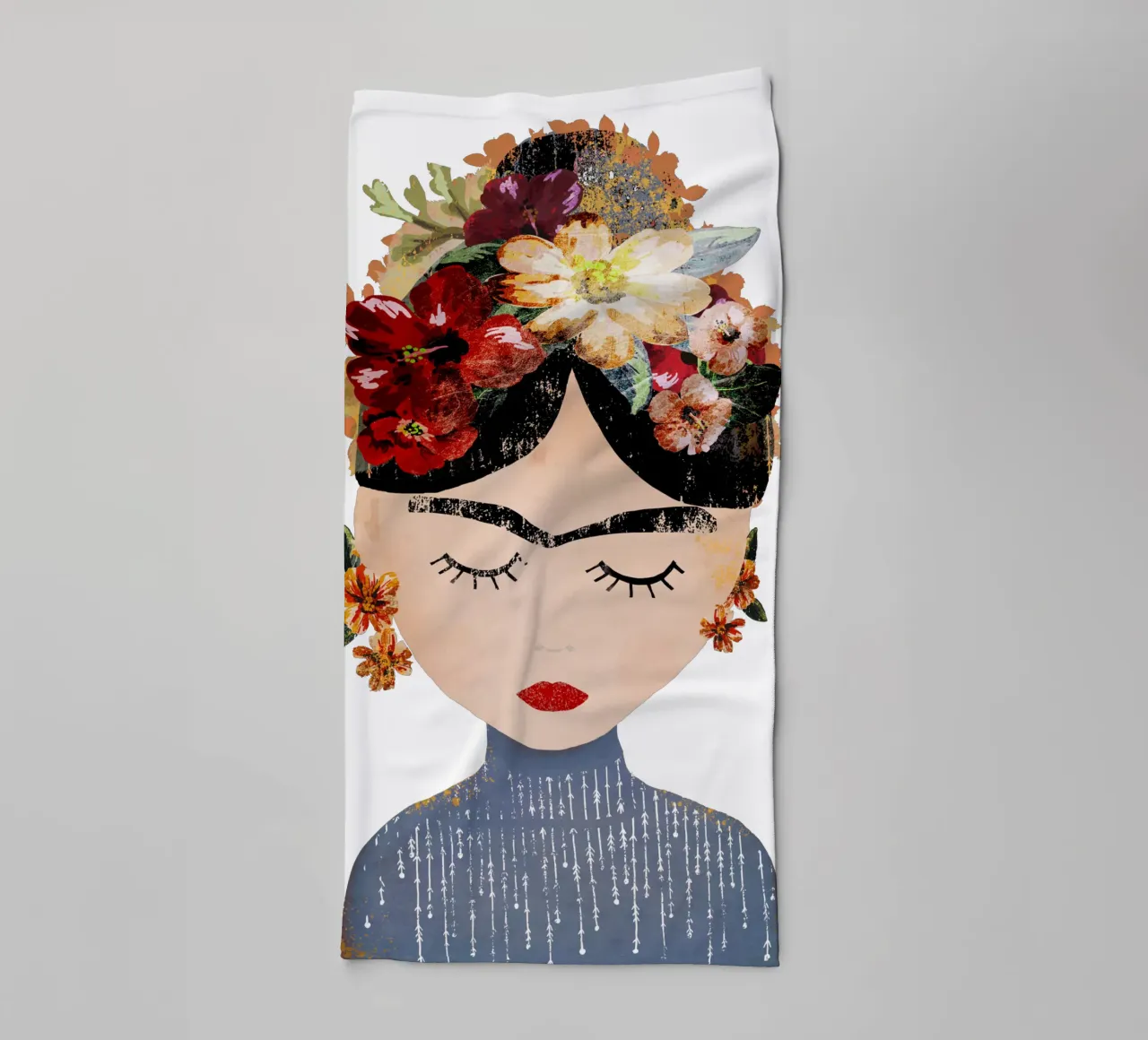 Frida (without background) asciugamano da bagno da treechild