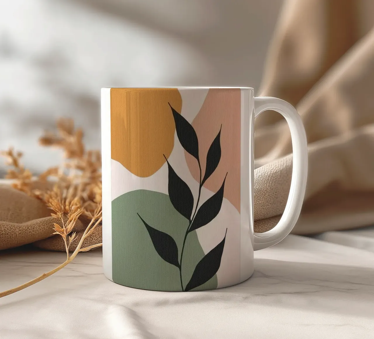curve line shape Keramik Tasse von melts