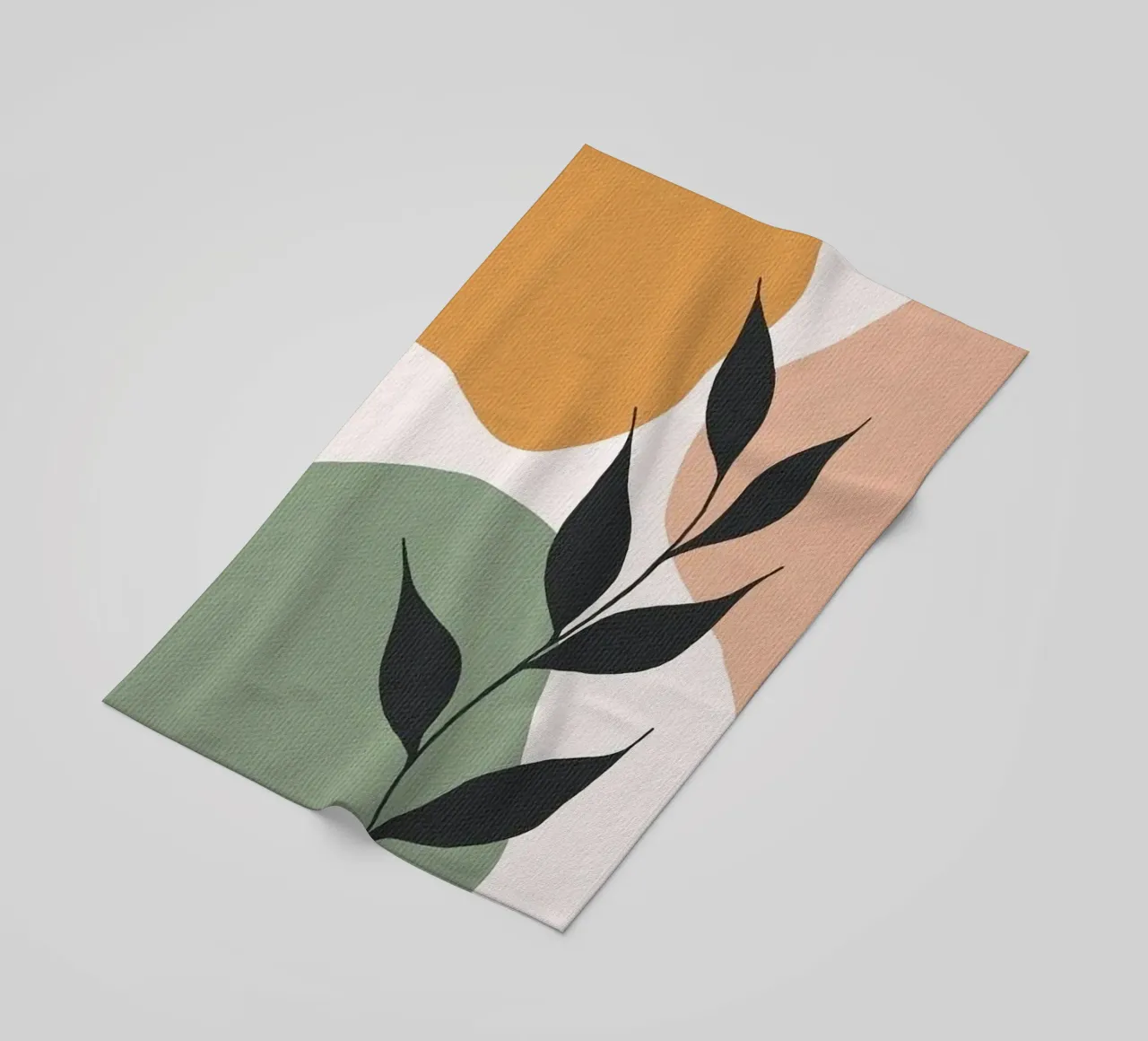 curve line shape Strandtuch von melts