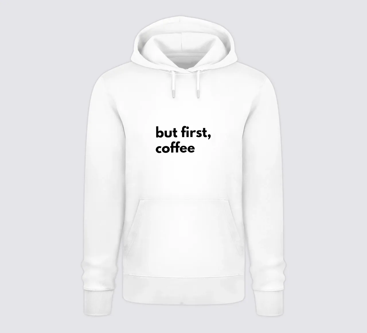 but first coffee felpa con cappuccio da Typo Designs