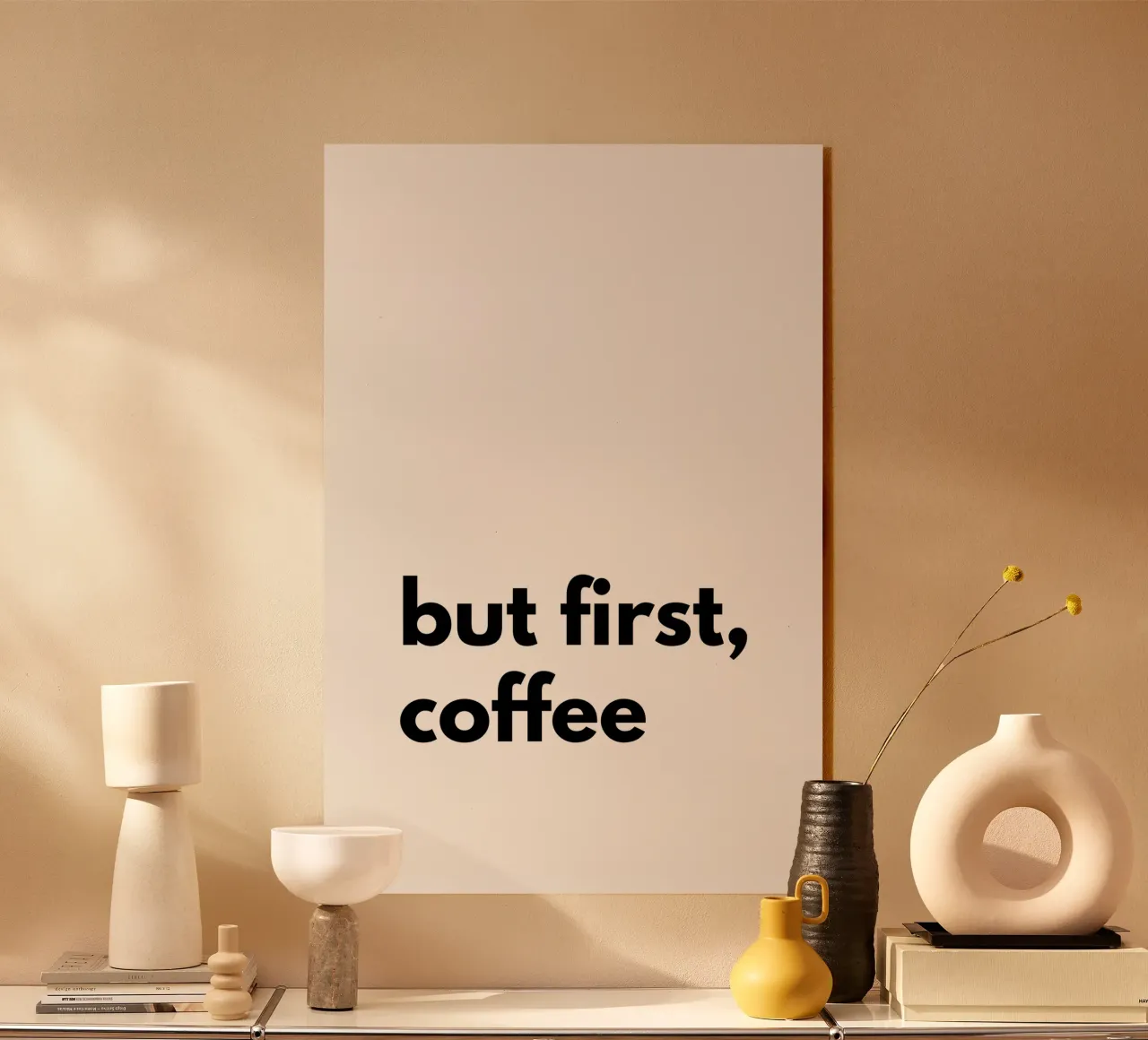 but first coffee plexiglass da Typo Designs