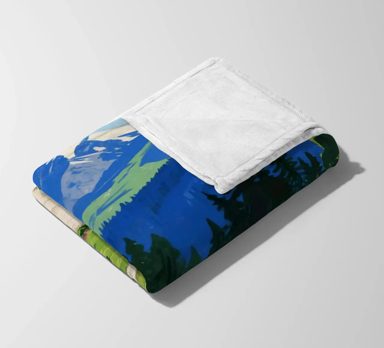 cyclists in nature coperta in pile da knowledge