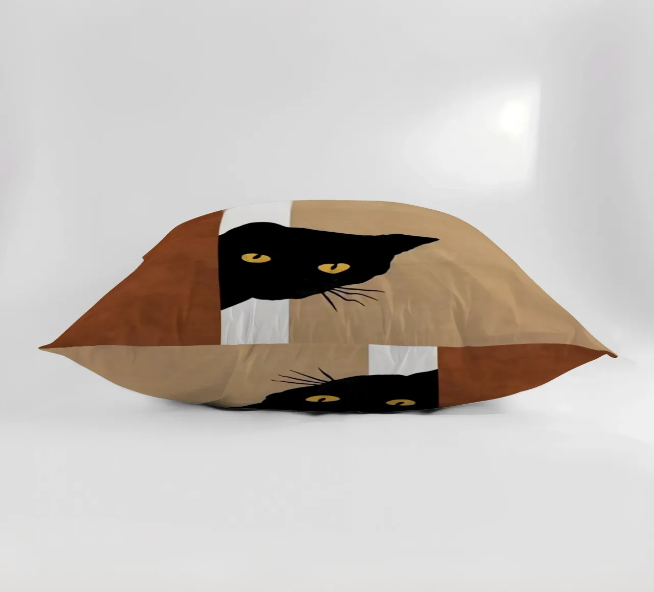 cat in wall cuscino da melts