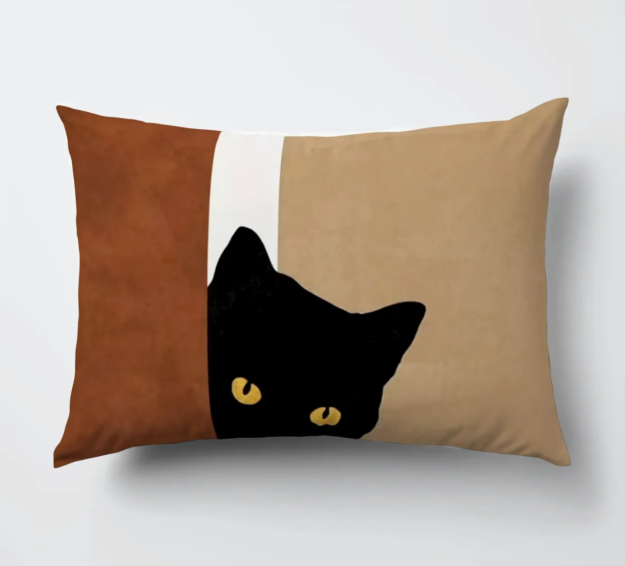 cat in wall cuscino da melts