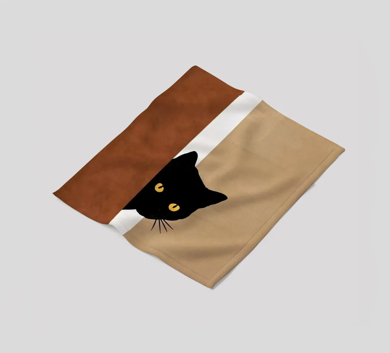 cat in wall coperta in pile da melts