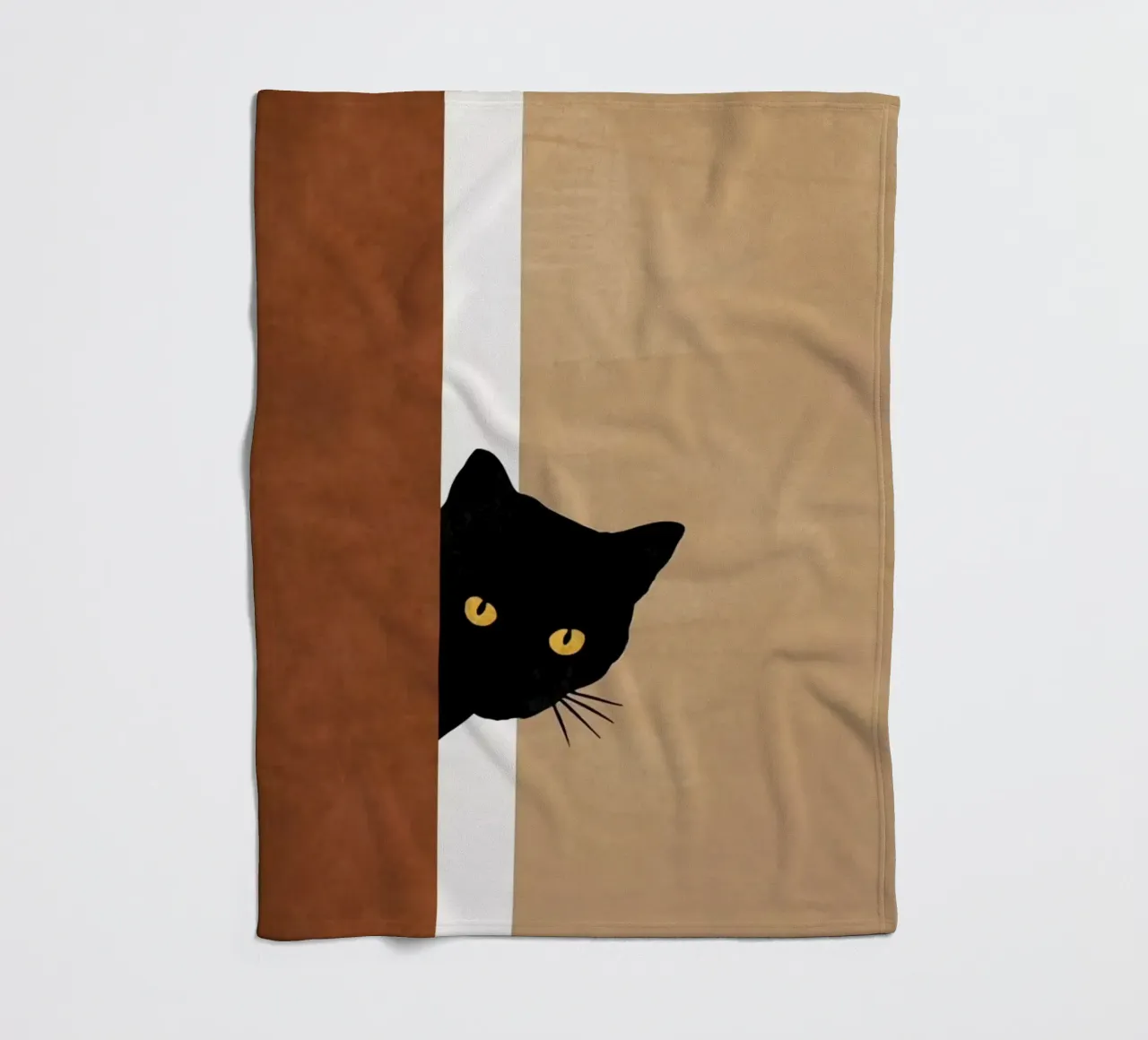 cat in wall coperta in pile da melts